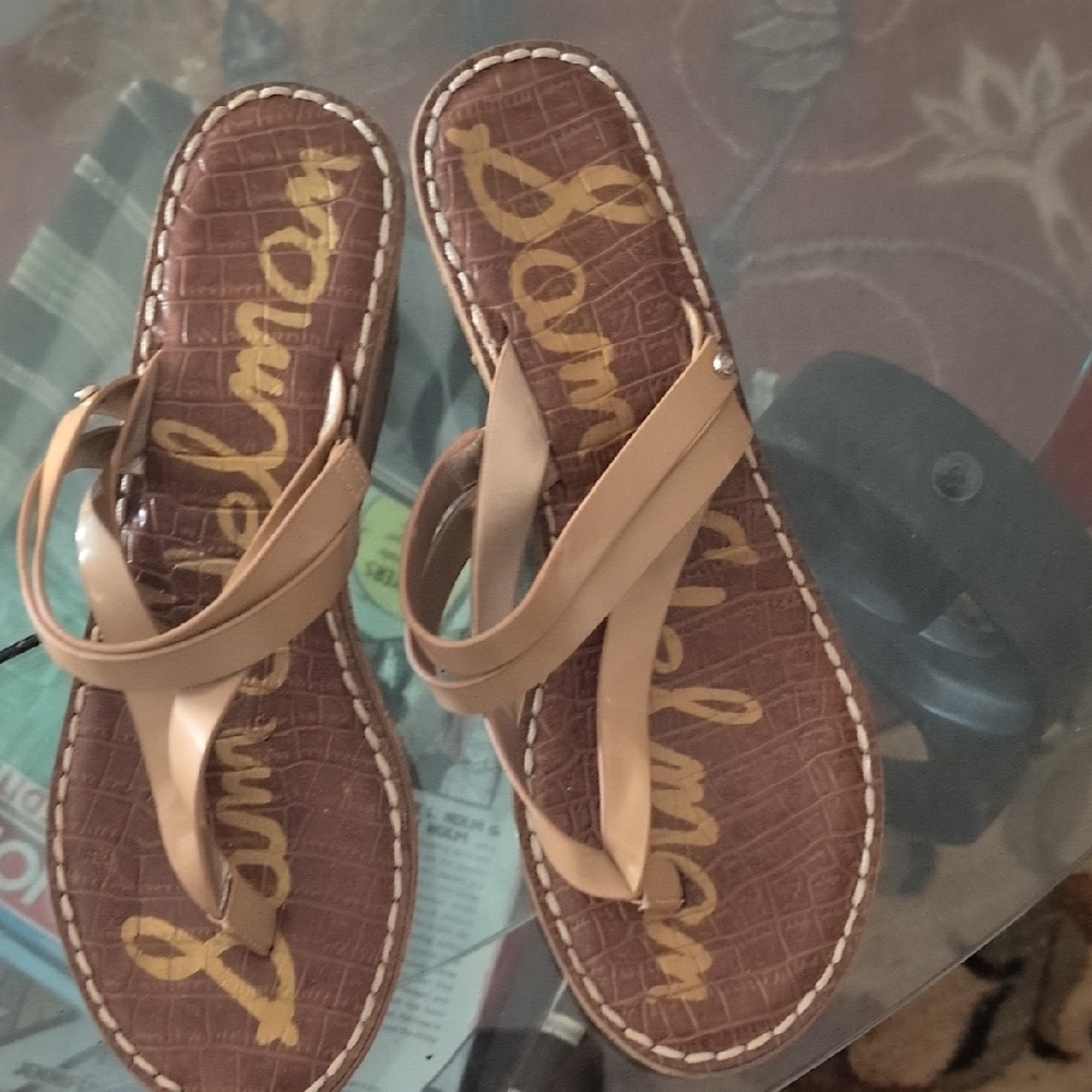 Sam Edelman Tan and Brown Women's Sandals